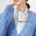 thumbnail image 2 of LoudSung Detachable Fake Collar Blouse False Collar Half Shirts Dickey Collar Top Elegant for Women Girls, 2 of 6