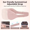 thumbnail image 5 of Sparklane - Sleep Mask for Back and Side Sleeper, Block Out Light, Luxury Sleeping Eye Mask of 3D Night Blindfold, Zero Pressure Breathable Travel Eye Cover Pink, 5 of 14