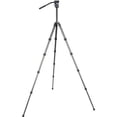 thumbnail image 2 of SIRUI 62.2inch Carbon Fiber Tripod with Fluid Video Head, Black, 2 of 6