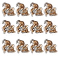 thumbnail image 4 of Parche de tigre Bling Bling 12 piezas de pegatinas de tela bordadas, 4 of 12
