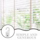 thumbnail image 4 of 2 piezas de ganchos ciegos para cortinas, barras para cortinas, persianas colgantes de plástico blanco, 4 of 6
