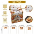 thumbnail image 5 of Fall Pumpkin Table Runner, Autumn Thanksgiving Kitchen Dining Table Decoration for Home Party Decor 13x48 Inches, 5 of 9