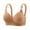 Complexion, variant on Women's Front Closure Bra Wireless Full Cup Lingerie, Anti Sagging Fixed Cup Underwear, Wide Shoulder Strap Support Bralette, Printed Breathable Vest, Accessory Breast Collection Smoothing Top