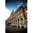 thumbnail image 2 of Berzel, Erin 23x32 Black Ornate Wood Framed with Double Matting Museum Art Print Titled - Amsterdam Brick Facade, 2 of 4