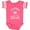 Football Pink and White, variant on Inktastic Mommom Loves Me Girls Bear Girls Baby Bodysuit