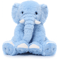 thumbnail image 1 of Blue Elephant Stuffed Animal Soft Elephant Plush Toy for Girls Boys,17.7 Inches, 1 of 3