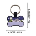 thumbnail image 3 of Placas de identificación personalizadas para mascotas: placas de identificación silenciosas de silicona ligera con grabado permanente para collar., 3 of 6