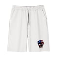 thumbnail image 6 of Afuyipoi Boys Girls Independence Day 2-Piece Lounge Set (4-14 Years) Soft Cotton Short Sleeve Flag Print Top and Active Shorts White 4T, 6 of 8