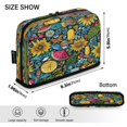 thumbnail image 3 of Standing Pencil Case with Base Large Capacity Stationery Pouch Pen Bag with Zipper for Women Men Vibrant and Colorful Graffiti Patterns, 3 of 7
