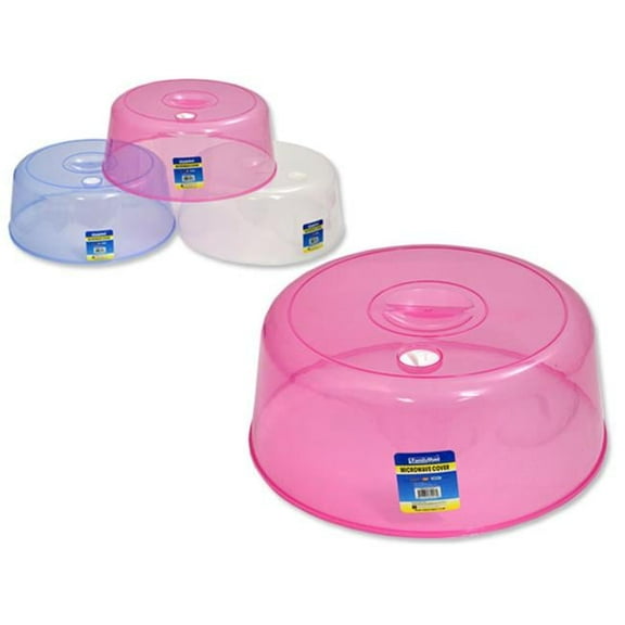 FamilyMaid 61017 26.7 dia. x 12 cm Blue, Red & White Microwave Cover - Pack of 96