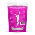 thumbnail image 3 of Grin Smooth Flosspyx - 75 ct - Dental Floss Picks, Flossers, Made with Recycled Plastic,  Gentle Floss Tape, Slides Easily Between Tight Teeth, Longer Floss, Safe Fold-Back Pick, Minty Fresh, 3 of 7