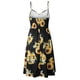 thumbnail image 5 of Mini vestido de princesa con botones estampados y hombros descubiertos para mujer Fridja  hj1321, 5 of 6