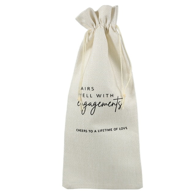 KAKOWELY Bolsa de tela para vino, bolsa de regalo para vino, bolsa para botella de vino, bolsa de regalo para botella de vino con cordón