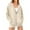 Beige #1, variant on Zip Up Hoodies for Women 2025 Fall Winter Long Sleeve Plain Basic Hooded Sweatshirt with Pockets Jacket Coat