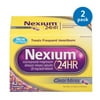 (2 pack) (2 Pack) Nexium 24HR ClearMinis (20mg, 42 Count) Delayed Release Heartburn Relief Capsules, Esomeprazole Magnesium Acid Reducer