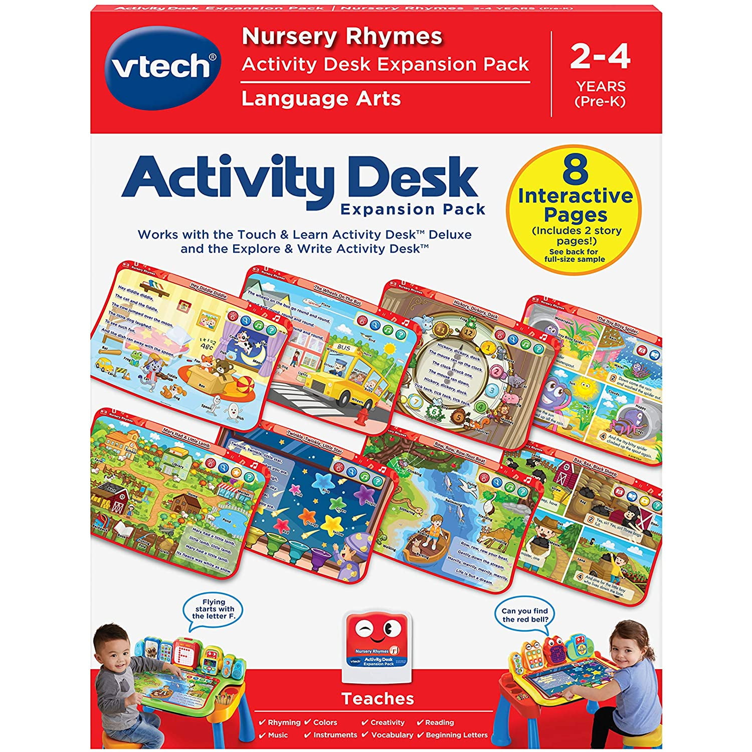 vtech activity desk cards