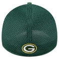thumbnail image 4 of Men's New Era  Green Green Bay Packers Outline 39THIRTY Flex Hat, 4 of 5