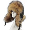 thumbnail image 1 of Winter Trapper Hat with Ear Flaps Waterproof Russian Hats Windproof Bomber Cap for Men Women, 1 of 4