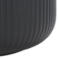 thumbnail image 5 of Safavieh Lucca Ficonstone and Cement Modern Solid Round Black Plant Pot, 5 of 7