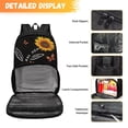 thumbnail image 7 of FOR U DESIGNS Sunflower Horse Backpack Lunch Box for Girls Women Elementary Middle School Daypack with Lunch Bag Cool College Laptop Bookbag Outdoor Travel Backpacks, 7 of 7