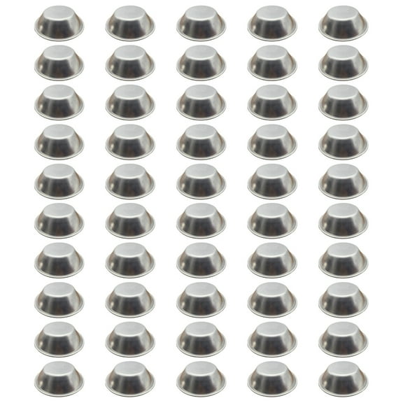 Set of 50 Nonstick Bakings Cup Aluminum Cupcakes Moulds Pudding Darioles Molds