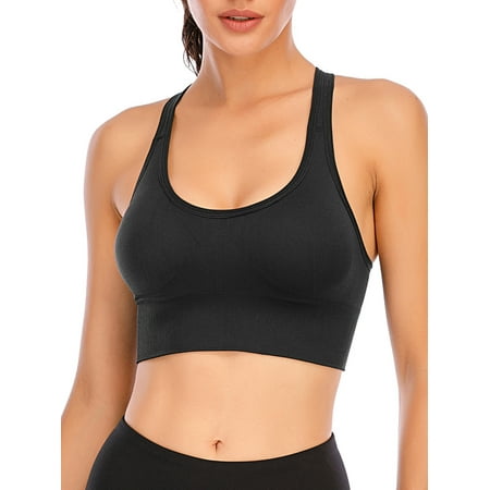 SHCKE Women s Backless Fitness Sports Bra Cross Back Fitness Work Out Yoga Top