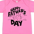 thumbnail image 4 of Inktastic Happy Father's Day Parent-Child Fist Bump Boys or Girls Baby Bodysuit, 4 of 5