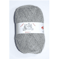 Wagner Fine Knitting Yarn in 50% Merino 50% Alpaca Wool (Light Grey-3570)