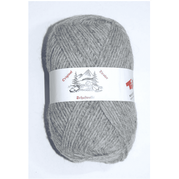 Wagner Fine Knitting Yarn in 50% Merino 50% Alpaca Wool (Light Grey-3570)