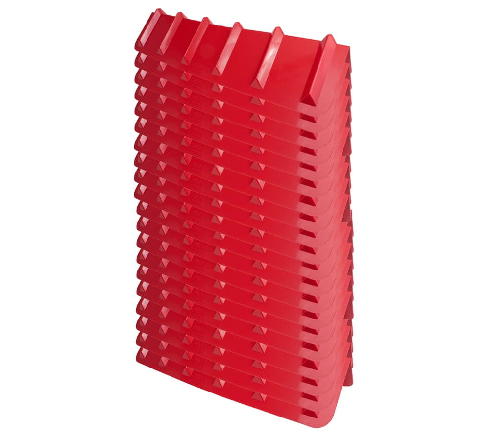 20 Pack Red Flatbed Edge Protectors 8" x 8" x 36" V Shaped Winch