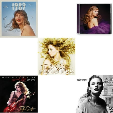 1989 (Taylor's Version) & Speak Now World Tour Live (CD/DVD) & Fearless & Speak Now (Taylor's Version) (2CD) & Reputation
