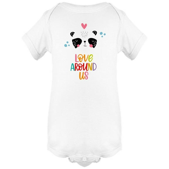 Panda Love Around Us Bodysuit Infant -Image by Shutterstock,  24 Months