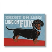 Giftcraft - Wall Sign - Dachshund - "Short on legs Long on Fun"