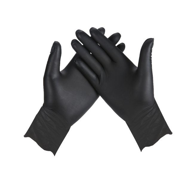 Sonducket 2 uds guantes de un solo impermeables mitones de alta elasticidad herramientas de limpieza universales laboratorio lavavajillas de guantes y mitones Negro SG Sonducket AP013469-04