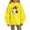 Yellow, variant on Mercatoo Boys Girls Oversized Sweatshirt 𝐏reppy Long Sleeve Cute Graphic Pullover Teen Halloween Beachwear Pumpkin Hoodies