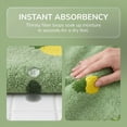 thumbnail image 6 of Unique Bargains 2 Pack Absorbent Quick Dry Hand Towels Fruit Embroidered Green 29" x 13", 6 of 6