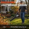 thumbnail image 4 of FLOYANT 12in Cordless String Trimmer and Leaf Blower，Cordless Yard Tool Combo Kit with 2.0Ah Battery & Charger，20V Auto Feed String Trimmer and 405 CFM Leaf Blower, 4 of 11
