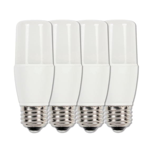 Westinghouse Lighting 3319920 60-Watt Equivalent T7 Bright White LED Light Bulb with Medium Base (4-Pack), 4 Piece
