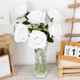 thumbnail image 6 of 1/6/12 Pcs Beautiful Rose Flower Wedding Home Table Decoration Long Bouquet Arrangement Fake Plants Valentine's Day Gift, 6 of 7