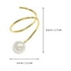 thumbnail image 3 of par de pendientes de perla para mujer, aretes de perla, joyería para mujer, 3 of 5