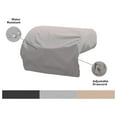 thumbnail image 3 of Builtâ€“in Grill Cover - Heavy-Duty Polyester, Weather Resistant, Drawcord , Grill and Heating, 42W x 28D x 14H, Ripstop Grey, 3 of 7