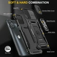 LeYi Moto G 5G 2023 Case, Military Grade, Kickstand, 2 Pack Screen Protector, Black