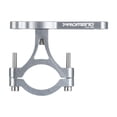 thumbnail image 2 of Adaptador de montaje para portabidón de bicicleta ajustable para tija de sillín CNC Plata Blanco, 2 of 9