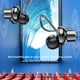 thumbnail image 3 of Injueey Auricular colgante de cuello ABS, compatible con Bluetooth, reemplazo de Control de botón, auriculares deportivos, reproductor de Cables de audio/vídeo Negro Tipo 1, 3 of 6