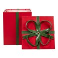 thumbnail image 2 of Ferrell Leather Holiday Storage Boxes, Set of 3 – Decorative Leather & Wood Nesting Boxes for Festive Décor & Organization, 2 of 7