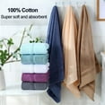 thumbnail image 4 of Bathroom Hand Towels Sets, Cotton Face Towels, Super Soft Highly Absorbent Hand Towel (2 Pack) - Grape Violet, 4 of 5