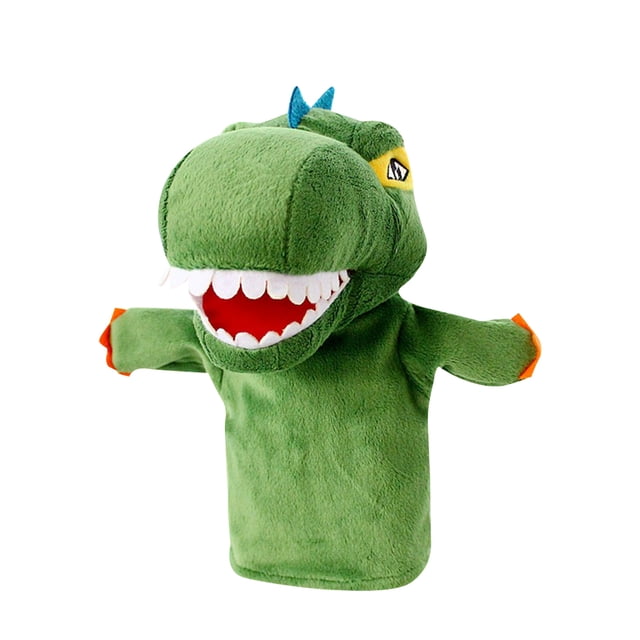 ColoMX Creativo dinosaurio mano títere peluche dinosaurio mano títere juguetes juguetes niños juguetes