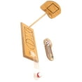 thumbnail image 4 of 2 Sets Mini Desktop Bowling Toy and Basketball Game Throwing Ball Desktop Game Set Interactive Educational Toy Wooden Toy, 4 of 8