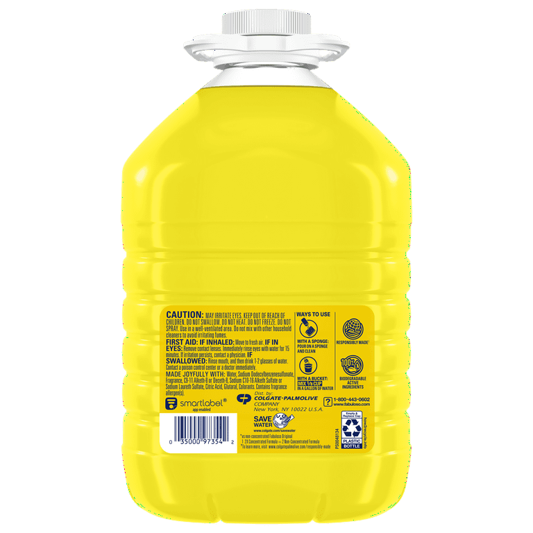 【S/E/O】US CAP LEMON LIGHT Fabuloso Multi Surface All Purpose Floor Cleaner, Lemon