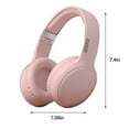 thumbnail image 3 of Active Noise Cancelling Headphones 100H Playtime Wireless Over Ear Bluetooth Headphones with Deep Bass Fast Charging Light Weight Comfort Earcups Headsets for Travel Home Office Phone PC, 3 of 9